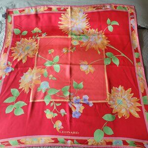 Leonard Paris Silk Twill Scarf